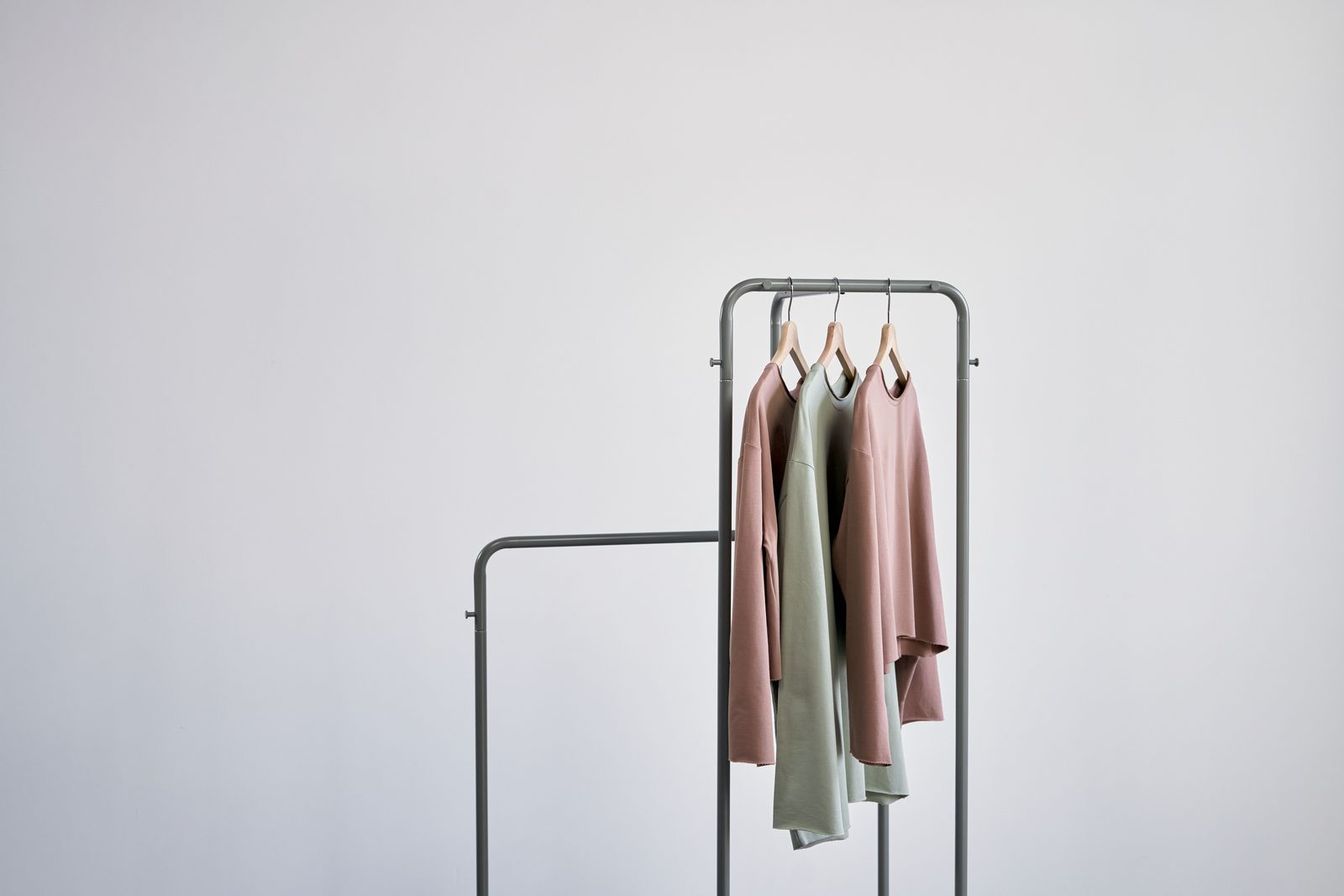 Garment rack in the H&R Group (HNR Group) sourcing studio, Dhaka